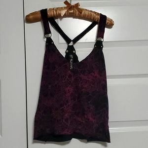 Lip Service In Vain Back/Purple Tank Top